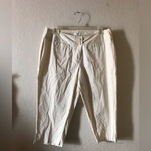 Cato White Capris